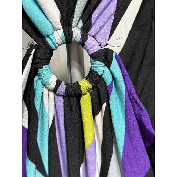 Colorful Size Small Emma & Michele Sleeveless Summer Maxi Dress - Picture 3 of 7